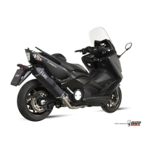 Ligne complète MIVV Speed Edge inox noir Yamaha T-MAX 530 2012-2016, Yamaha 500 Tmax 2012-2014