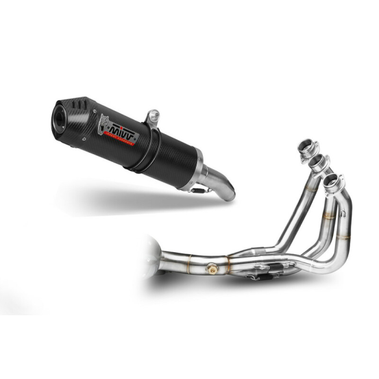 Ligne complète MIVV OVAL carbone complet Yamaha MT-09 2014-2016