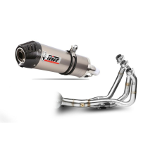 Ligne complète MIVV Oval Titane casquette carbone Yamaha MT-09 2014-2016