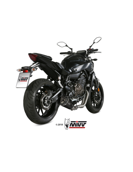Ligne complète d'échappement MIVV Delta Race - Yamaha MT-07 2014-2021