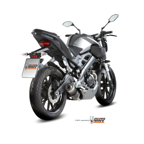 Ligne complète MIVV GP carbone Yamaha MT125 2015-2016, YZF 125 R 2014-2016
