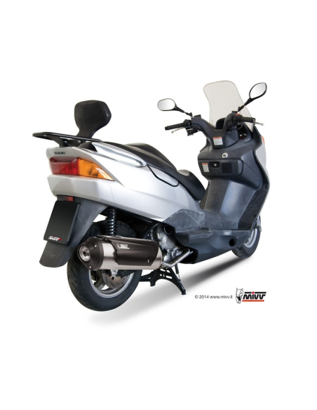 Ligne complète MIVV Urban inox Suzuki Burgman 125 2002-2006