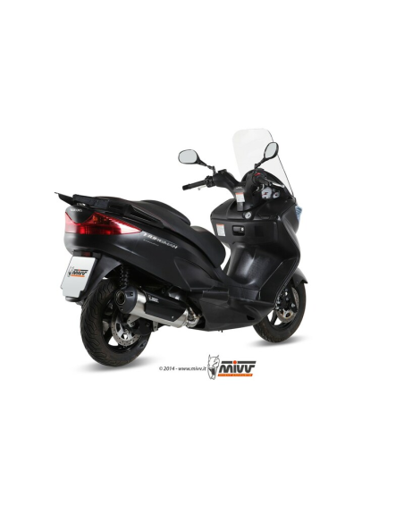 Ligne complète MIVV Urban inox Suzuki Burgman 200 2007-2014