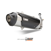 Ligne complète MIVV Urban catalysée inox MBK Skycruiser/Evolis/Cityliner 125 2005-2016, 125 Yamaha X-City/X-max 2005-2016