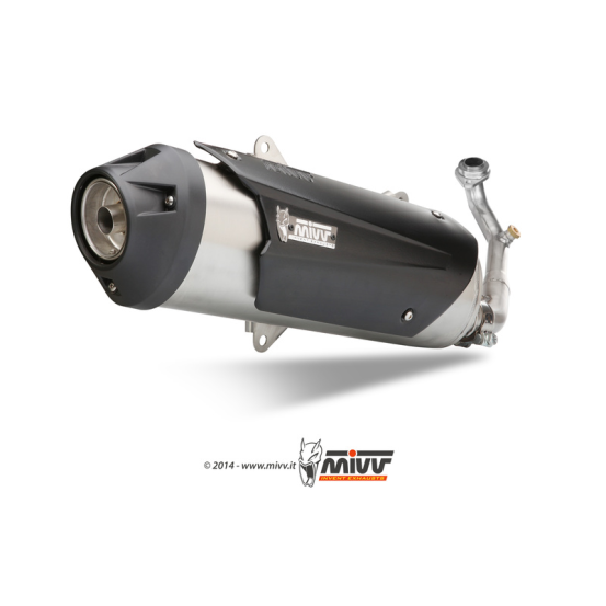 Ligne complète MIVV Urban inox Yamaha X-MAX 400, MBK Evolis 400 2013-2016