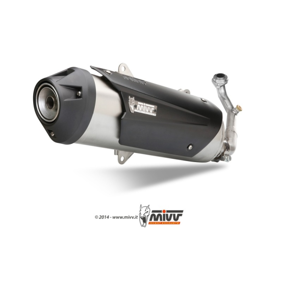 Ligne complète MIVV Urban catalysée inox Piaggio MP3 400 2007-2015