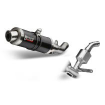 Ligne complète MIVV GP inox noir KTM 125 Duke 2011-2016, 200 Duke 2012-2014