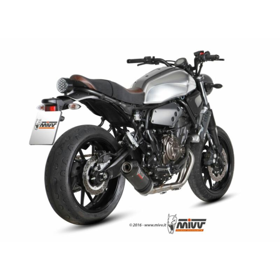 Ligne complète MIVV OVAL carbone complet Yamaha XSR700 2016