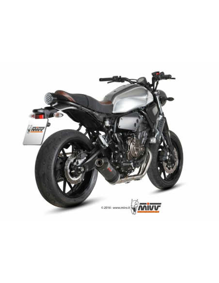 Ligne complète MIVV OVAL carbone complet Yamaha XSR700 2016