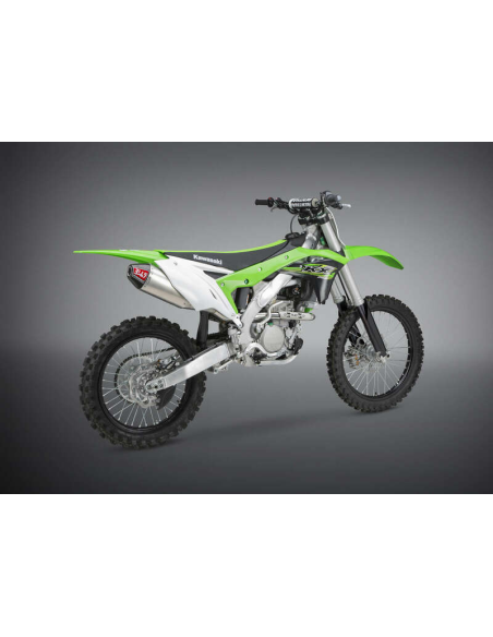 Ligne complète YOSHIMURA RS4 Inox/Carbone Kawasaki 250 KXF 2017-2018