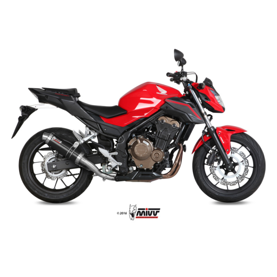Silencieux MIVV GP Inox Noir Honda CB 500 F 2016-2018