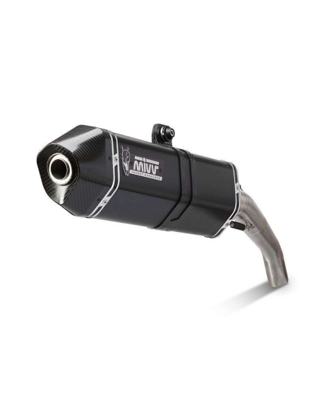 Silencieux MIVV Speed Edge inox noir KTM 1190 Adventure 2013-2016