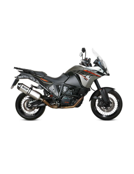 Silencieux MIVV Speed Edge inox embout carbone KTM 1050/1190/1290 ADVENTURE 2013-2016