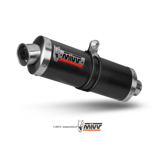 Silencieux MIVV Oval carbone Suzuki GSF 600 Bandit 1995-2004