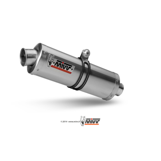 Silencieux MIVV Oval inox Suzuki GSF 650 BANDIT 2007-2016