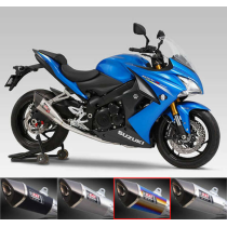 Ligne complète YOSHIMURA R11 Titanium Bleu/Carbone Suzuki GSX-S1000