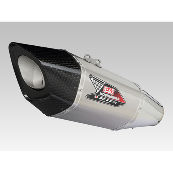 Silencieux YOSHIMURA R11SQ Inox satin/Carbone SUZUKI 750 GSX-S 17-19