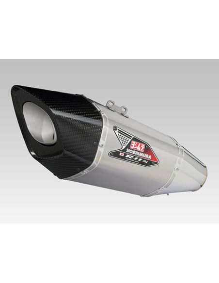 Silencieux YOSHIMURA R11SQ Inox satin/Carbone SUZUKI 750 GSX-S 17-19