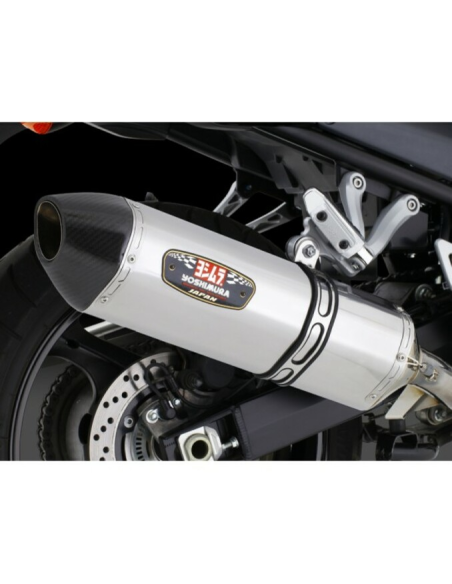 Silencieux YOSHIMURA R77J Inox/Carbone Suzuki GSX650F