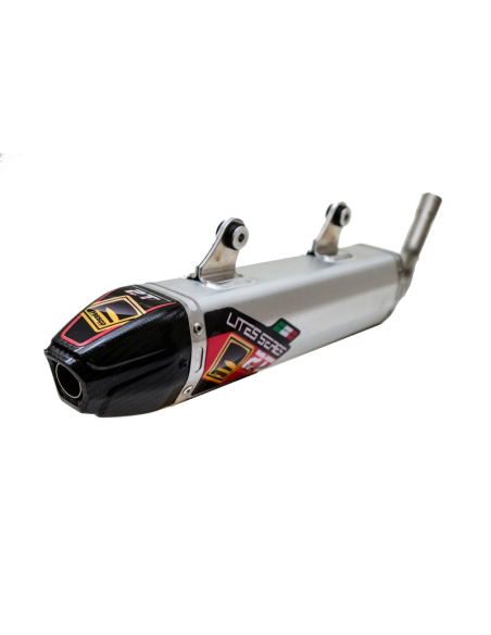 Silencieux d'echappement FRESCO carby alu carbone Husqvarna 250 TC 250/300 TE KTM 250 SX/EXC 300 EXC