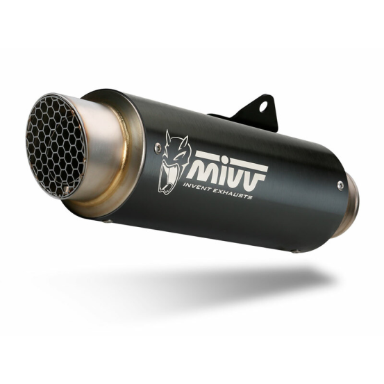 Silencieux d'échappement MIVV GP Pro inox noir - inox - Kawasaki Ninja 125