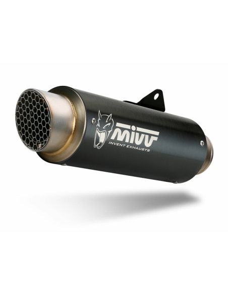 Silencieux d'échappement MIVV GP Pro inox noir - inox - Kawasaki Ninja 125