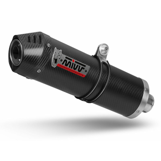 Silencieux d'échappement MIVV Oval carbone - Suzuki SV 650 N-S