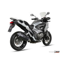 Silencieux MIVV Speed Edge Inox Noir Carbone Honda 1200 Crosstourer 2012-2016