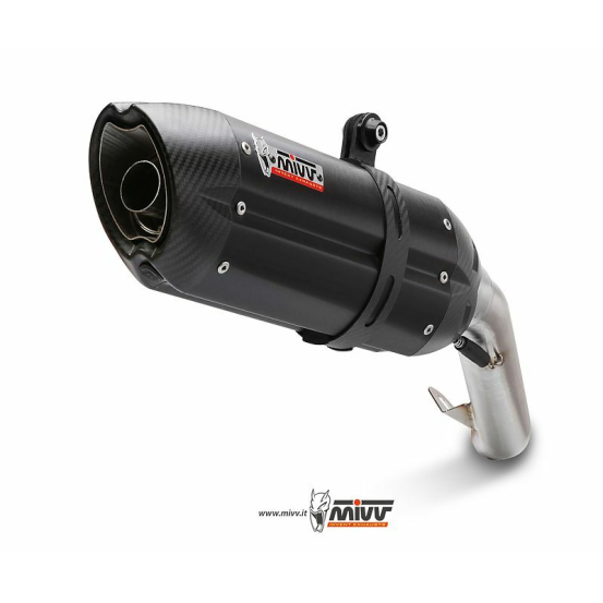 Silencieux MIVV Suono inox noir Suzuki GSX-S 1000 2015-2016