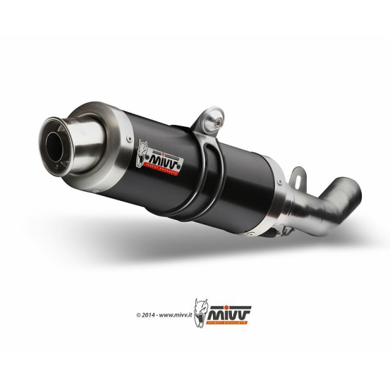 Silencieux MIVV GP inox noir Suzuki GSX-S1000 2015-2016