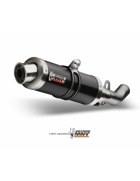 Silencieux MIVV GP inox noir Suzuki GSX-S1000 2015-2016