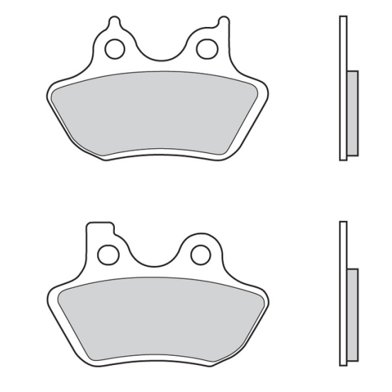 Plaquettes de frein BREMBO carbone céramique - 07HD16CC