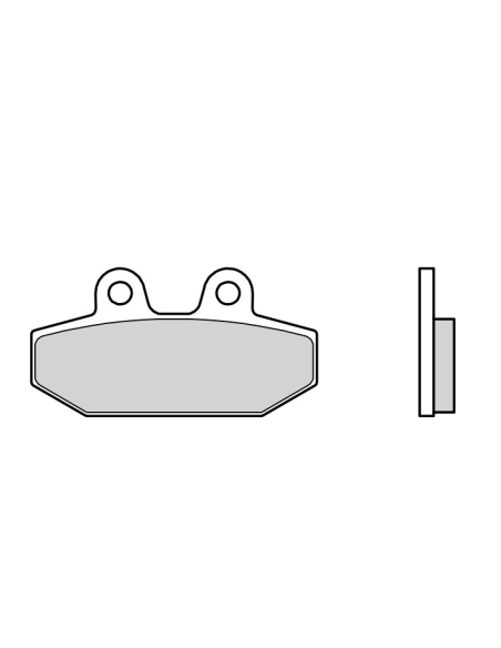 Plaquettes de frein BREMBO métal fritté - 07HD23SP