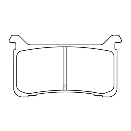 Plaquettes de frein avant CL BRAKES - C60 Utilisation racing uniquement