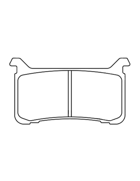 Plaquettes de frein avant CL BRAKES - XBK5 métal fritté route / racing