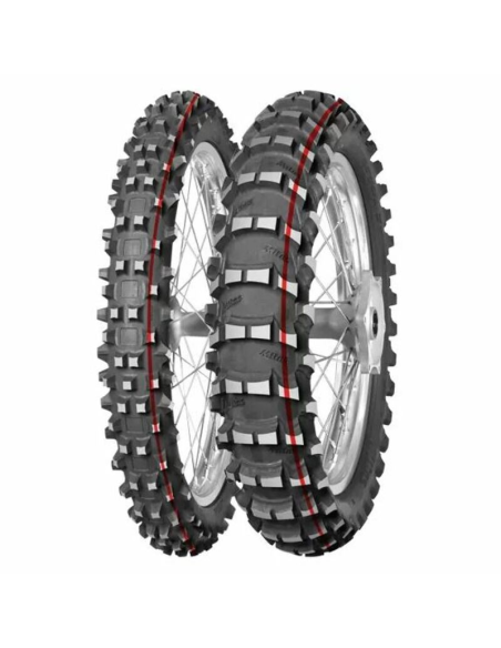 Pneu Arrière Cross MITAS Terra Force-MX 120/80-19 Sable 63M TT Red