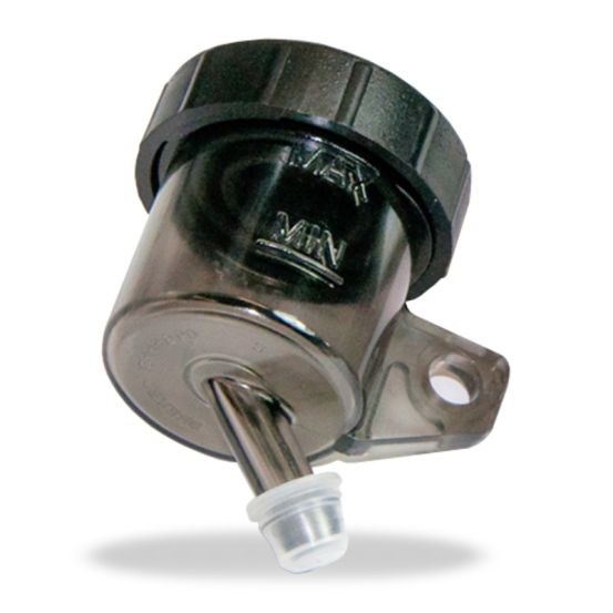 Réservoir de maître-cylindre BREMBO 15ml - Sortie 45° - Fumé