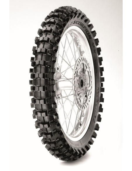Pneu Arrière cross PIRELLI Scorpion MX32 100/90-19 Mid Soft 57M TT NHS