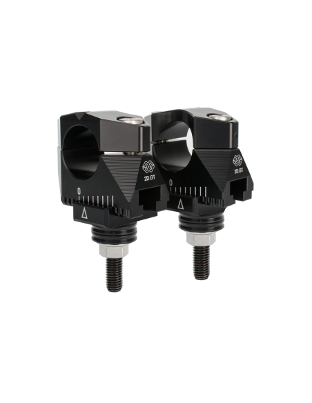 Pontets de guidon réglables GILLES TOOLING 2DGT noirs - Honda