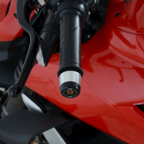 Embouts de guidon R&G RACING noir - DUCATI Streetfighter V4
