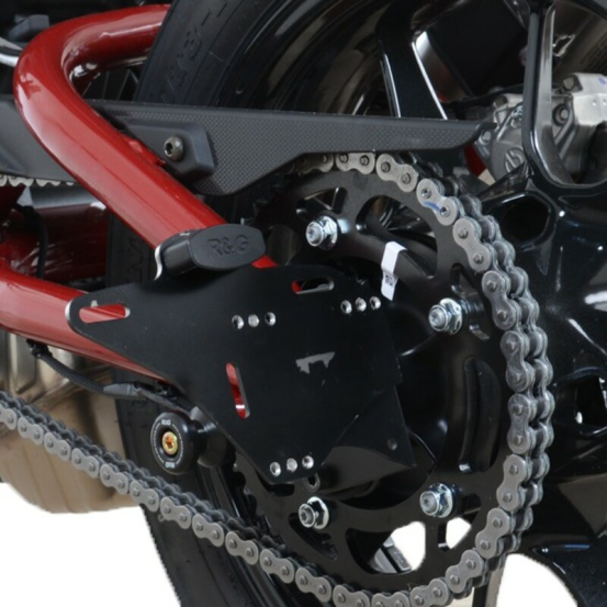 Support de plaque R&G RACING latéral version small noir - INDIAN FTR 1200