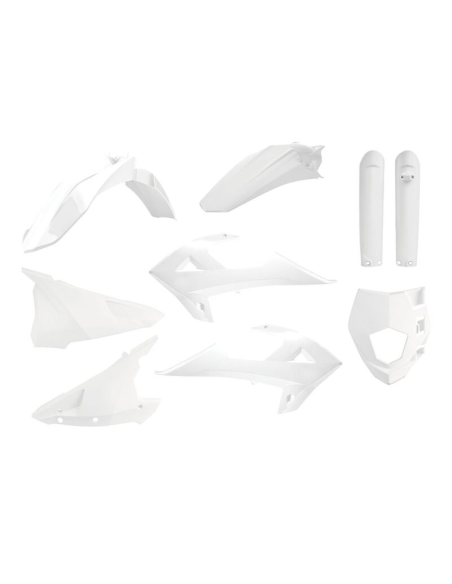 Kit plastiques - Blanc - POLISPORT Gas Gas EC 2018-2020