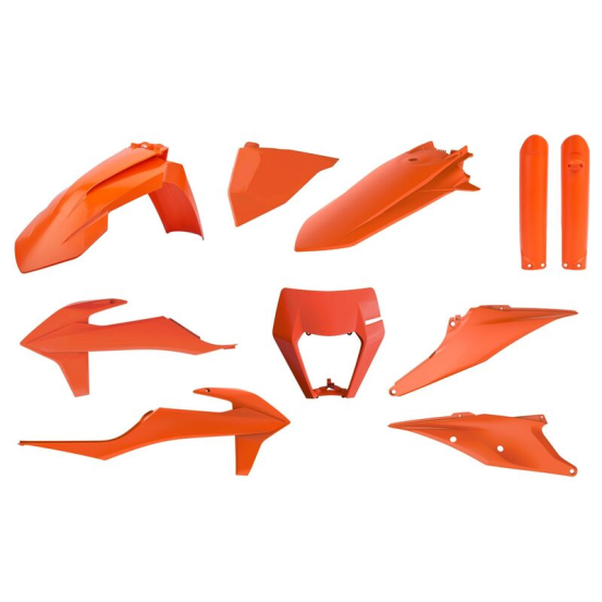 Kit plastiques - Orange - POLISPORT KTM EXC EXC-F 2018-2022