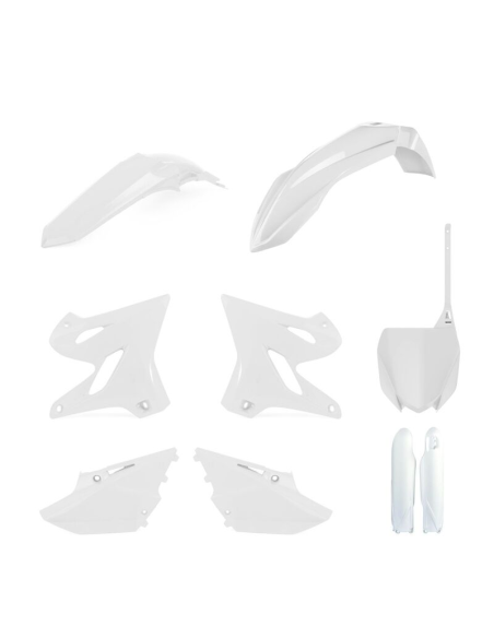 Kit plastiques - Blanc - POLISPORT Yamaha 125-250 YZ 2021