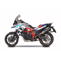 Silencieux échappement noir Force + tube raccord SPARK - BMW F 700 GS 2012-2016 / F 800 GS 2008-2018