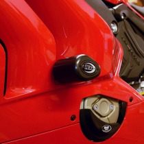 Tampons de protection R&G RACING Aéro noir - DUCATI Panigale V4