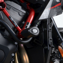 Tampons de protection R&G RACING Aéro noir - KAWASAKI ZH2
