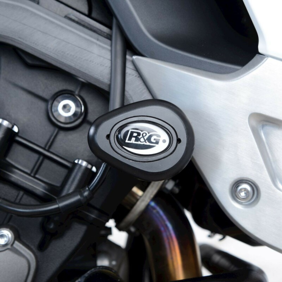 Tampons de protection R&G RACING Aéro noir - TRIUMPH Tiger 900