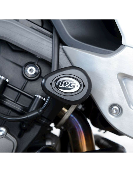 Tampons de protection R&G RACING Aéro noir - TRIUMPH Tiger 900