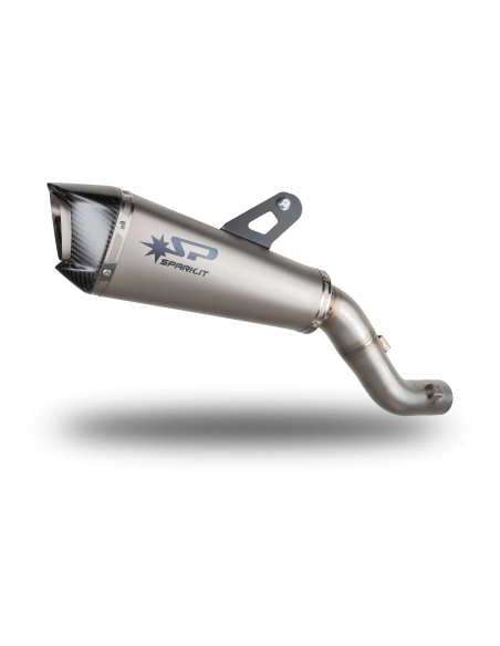 Silencieux échappement titane Konix EVO + tube raccord SPARK - DUCATI MULTISTRADA V4 2021-